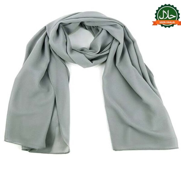 GREY PREMIUM GEORGETTE HIJAB