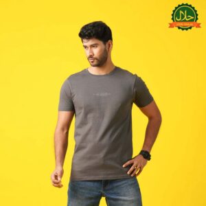 MENS T- SHIRT-GRAPHITE