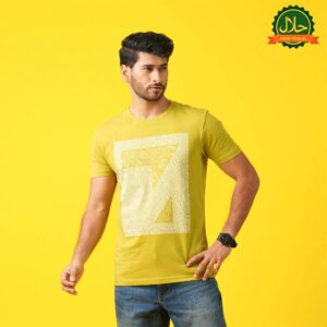 MENS T- SHIRT-LIME