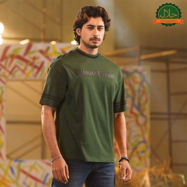 Men's Green Oversize T-Shirt