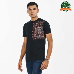 Men's Black Casual T-Shirt