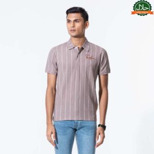 Mens Brown Polo T-Shirt