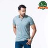 Mens Green Polo T-Shirt