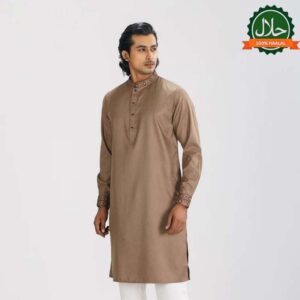 Men's Dark Ash Premium Panjabi