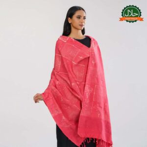 Womens Ethnic Lac Cotton Shawl