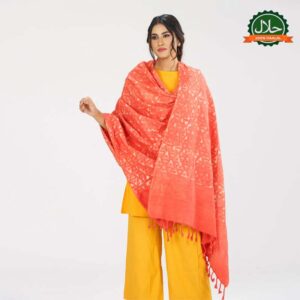 Womens Ethnic Madder Cotton Shawl