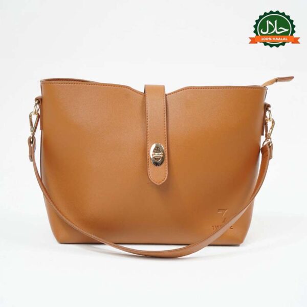 Womens Beige Dual Strap Shoulderâ Bag