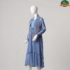 Womens Kurti-Sky Blue