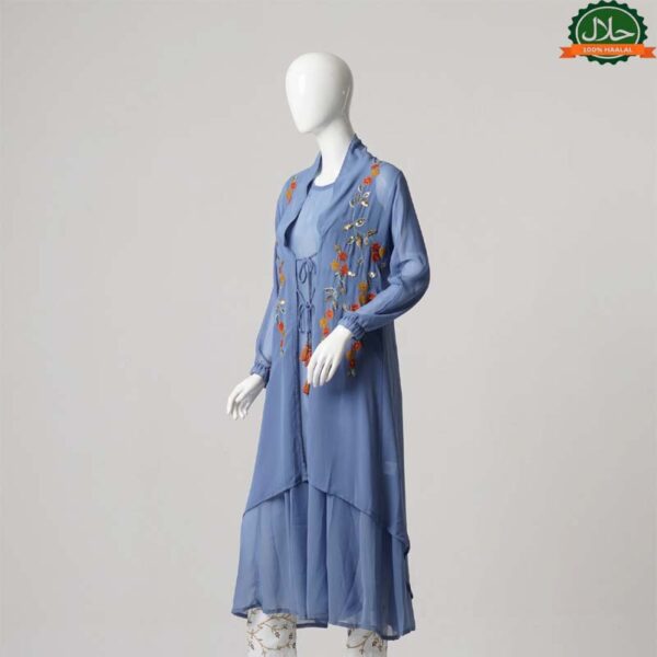 Womens Kurti-Sky Blue