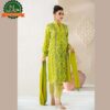 Womens Green Ethnic 3Pcs Set