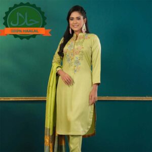 Women Lemon Ethnic 3-Piece Set