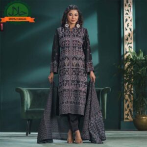 Womens Black Embroidered Set