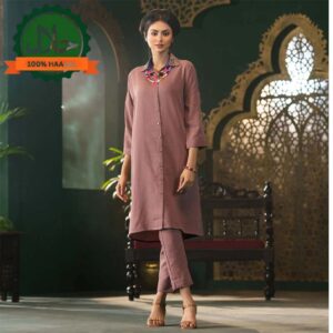 Women Mauve Ethnic Set