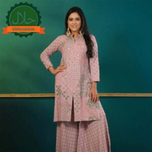 Womens Ethnic 2Pcs-Peach