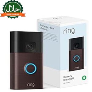 All-new Ring Battery Doorbell, Head-to-Toe Video, Live View with Two-Way Talk, and Motion Detection & Alerts (2024 release), Venetian Bronze