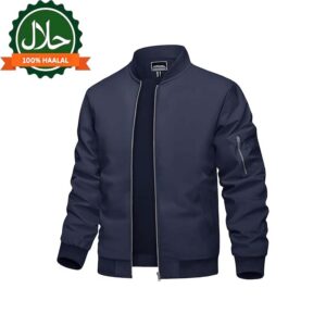 Men's Bomber Jacket Lightweight Casual Spring Fall Windbreaker